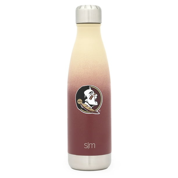 NCAA Florida State Seminoles 17oz Double Wall Stainless Steel Thermo Tumbler with Straw
